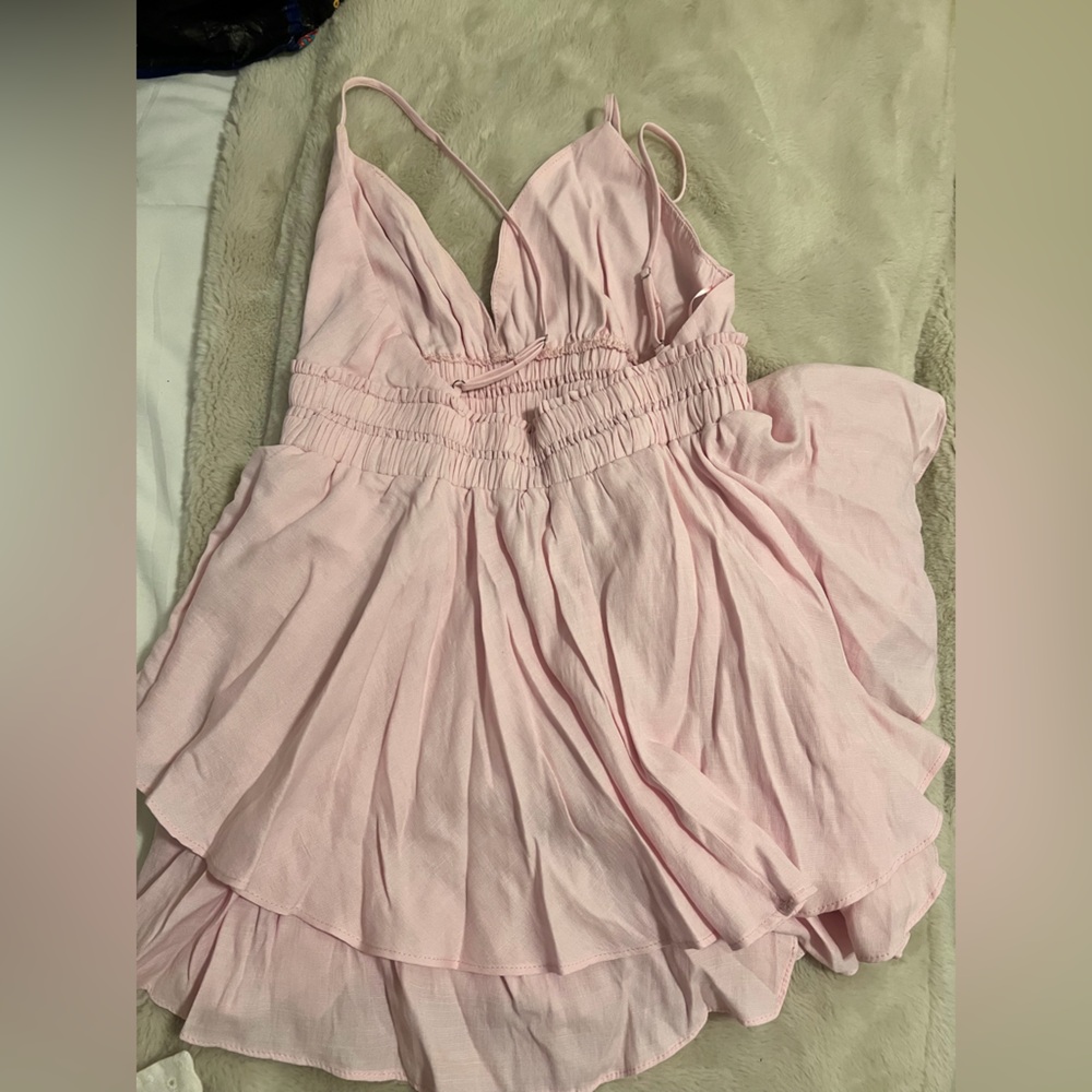 Pink Ruffled Dress - Picture 2 of 2